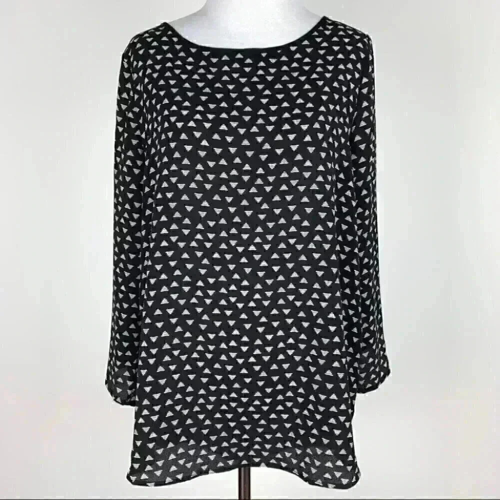 Stitch fix paperMoon womens top size M Black - Picture 8 of 8